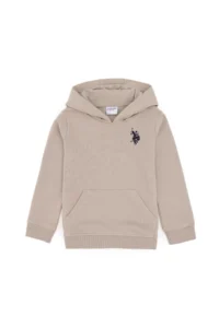 US Polo Shirt Assn. Boys' Stone Basic Hooded Sweatshirt