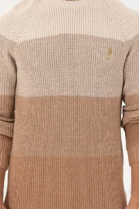 US Polo Shirt Assn. Men slim Fit Crew Neck Camel Sweater - Image 6