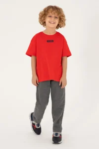 US Polo Shirt Assn. Boys' anthracite Melange Sweatpants - Image 2