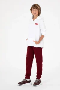 US Polo Assn. Boys' Burgundy Sweatpants