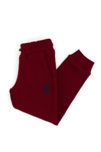 US Polo Assn. Boys' Burgundy Sweatpants - Image 3