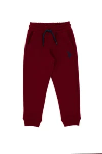 US Polo Assn. Boys' Burgundy Sweatpants - Image 4