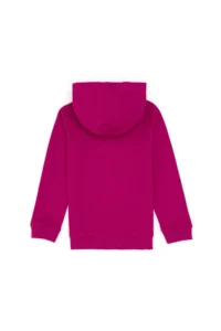US Polo Assn. Girls' Fuchsia Zippered Basic Sweatshirt - Image 2