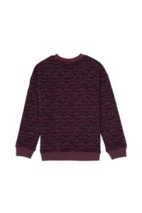 US Polo Shirt Assn. Boys' Burgundy Crew Neck Sweatshirt - Image 4