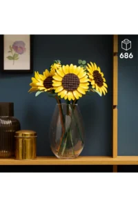 LEGO ® Botanicals Sunflower Bouquet 11502 - Decorative Model Building Set for Adults (686 Pieces) - Image 2