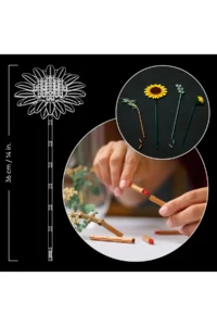 LEGO ® Botanicals Sunflower Bouquet 11502 - Decorative Model Building Set for Adults (686 Pieces) - Image 6