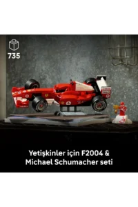 LEGO® Icons Ferrari F2004 and Michael Schumacher 11375 - Building Set for Ages 18+ (735) - Image 5
