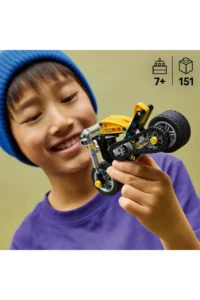 LEGO® Technic Yellow Motorcycle 42225 - 7+ Building Set for – 7+ (151) - Image 2