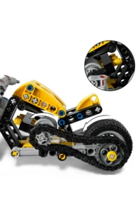 LEGO® Technic Yellow Motorcycle 42225 - 7+ Building Set for – 7+ (151) - Image 4