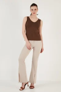 Lela Thick Sleeveless V-neck Blouse Blouse - Image 4