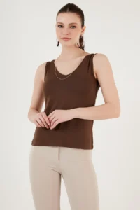 Lela Thick Sleeveless V-neck Blouse Blouse - Image 5