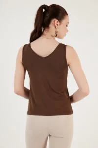 Lela Thick Sleeveless V-neck Blouse Blouse - Image 6