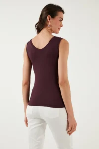 Lela Thick Sleeveless V-neck Blouse Blouse - Image 7