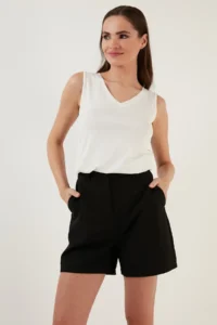 Lela Thick Sleeveless V-neck Blouse Blouse - Image 3