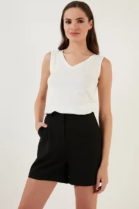 Lela Thick Sleeveless V-neck Blouse Blouse - Image 7
