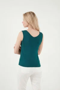 Lela Thick Sleeveless V-neck Blouse Blouse - Image 6