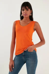 Lela Thick Sleeveless V-neck Blouse Blouse - Image 6