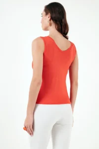 Lela Thick Sleeveless V-neck Blouse Blouse - Image 5