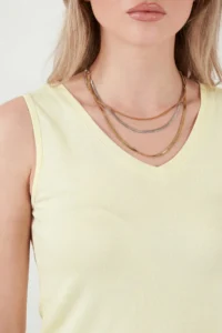 Lela Thick Sleeveless V-neck Blouse Blouse - Image 5