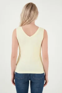 Lela Thick Sleeveless V-neck Blouse Blouse - Image 6