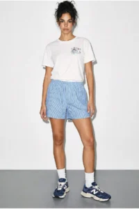 Bianco Lucci Women's 100% Cotton Handcrafted Premium Design T-Shirt with Minimal Embroidery Detail 1003 - Image 2