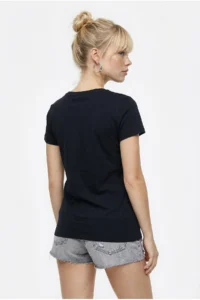 Bianco Lucci Women's 100% Cotton Handcrafted Embroidery Detailed Premium Design T-Shirt 1006 - Image 4