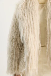 Bianco Lucci Women's Shawl Collar Lined Premium Fur Jacket 2779 - Image 6