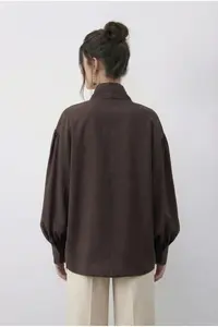 Bianco Lucci Women Yaka Binding Detailed Blouse 8101 - Image 5