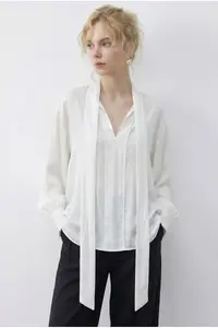 Bianco Lucci Women Yaka Binding Detailed Blouse 8101 - Image 2