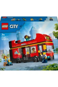 LEGO ® City Red Two-Decker Sightseeing Bus  - Creative Toy Building Set for Kids 7+ (384 P) - Image 3