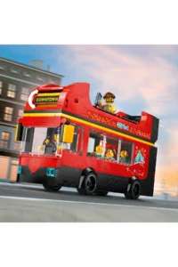 LEGO ® City Red Two-Decker Sightseeing Bus  - Creative Toy Building Set for Kids 7+ (384 P) - Image 7