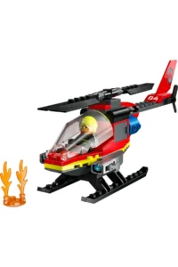 LEGO ® City Fire Rescue Helicopter  - Creative Toy Building Set for 5+ Kids (85 P) - Image 2