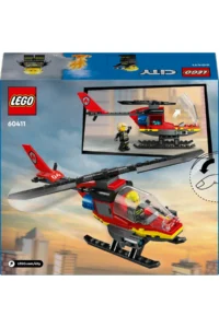 LEGO ® City Fire Rescue Helicopter  - Creative Toy Building Set for 5+ Kids (85 P) - Image 4