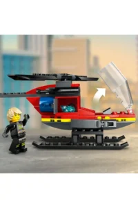 LEGO ® City Fire Rescue Helicopter  - Creative Toy Building Set for 5+ Kids (85 P) - Image 5