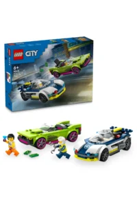 LEGO ® City Police Car and Sports Car Chase - Creative Toy Building Set for Kids 6+ (213P)