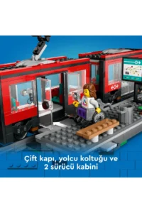 LEGO ® City Center Tram Station  - Creative Toy Building Set for Kids 7+ (811P) - Image 9