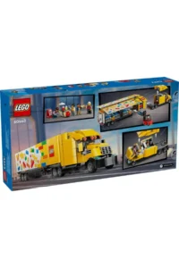 LEGO City Yellow Delivery Truck  - Creative Toy Building for Kids Ages 8 and Up - Image 2