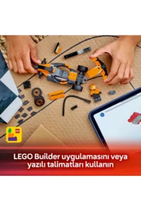 LEGO ® City McLaren Race Car F1® Driver  - 6+ Creative Toy Building Set (86P) - Image 9