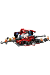 LEGO ® City Ferrari F1 with Car Pit Stop and Pit Crew  - Toy Construction Set for 6+ Kids (322P) - Image 2