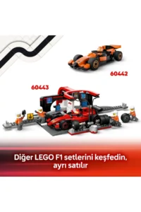 LEGO ® City RB20 and AMR24 F1® Truck with Car  - 8+ Creative Toy Building Set (1086) - Image 10