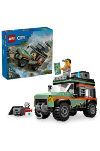 LEGO ® City 4x4 Off-Road Mountain Car  - Creative Toy Building Set for Kids 6+ (221 P)