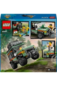 LEGO ® City 4x4 Off-Road Mountain Car  - Creative Toy Building Set for Kids 6+ (221 P) - Image 4