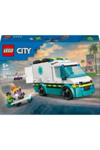 LEGO ® City Emergency Ambulance  - Model Vehicle Loving 5+ Creative Toy Building Set (184P) - Image 3