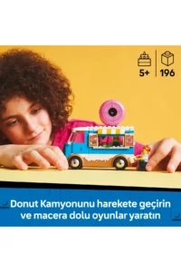 LEGO ® City Donut Truck  - Creative Toy Building Set for Kids 5+ (196P) - Image 5