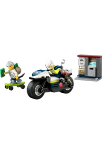 LEGO ® City Police Motorcycle Tracker  - Creative Toy Building Set for Kids 4+ (65P) - Image 2