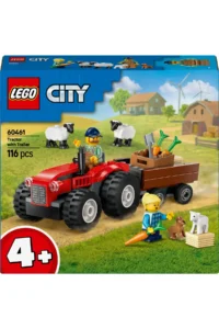 LEGO ® City Red Farm Tractor with Trailer and Sheep  - 4+ Toy Building Set (116 Pieces) - Image 3