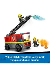 LEGO ® City Ladder Fire Truck  - 4+ Creative Toy Building Set (82 Pieces) - Image 8