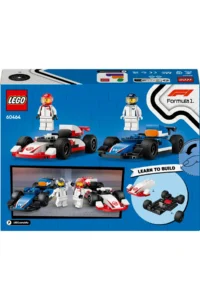 LEGO ® City F1® Williams Racing and Haas F1® Race Cars  - 4+ Toy Building Set (92 Pieces) - Image 4