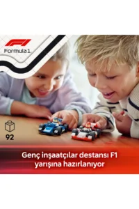 LEGO ® City F1® Williams Racing and Haas F1® Race Cars  - 4+ Toy Building Set (92 Pieces) - Image 5