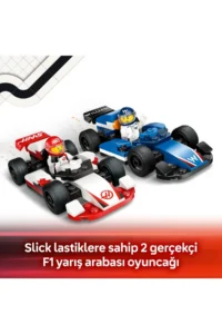 LEGO ® City F1® Williams Racing and Haas F1® Race Cars  - 4+ Toy Building Set (92 Pieces) - Image 8